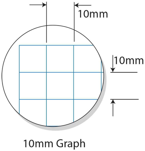 Writer Premium Grid Book A4 96 Page 10mm Pack 10 — open pages showing 10mm grid