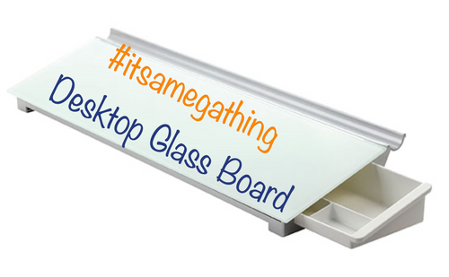 Quartet Desktop Glass Computer Pad 460 x 150mm