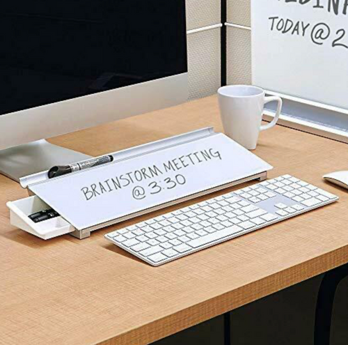 Quartet Desktop Glass Computer Pad 460 x 150mm