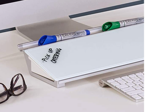 Quartet Desktop Glass Computer Pad 460 x 150mm