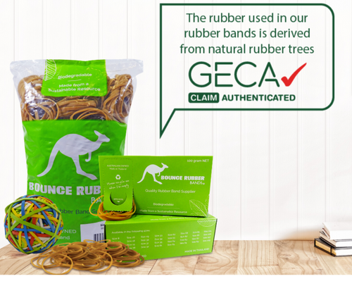 Bounce Rubber Bands Size 32 75 x 3.0mm 500g Bag Natural Tan