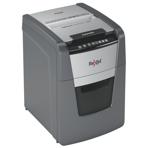 Rexel Optimum AutoFeed+ 100M Micro Cut Paper Shredder Black