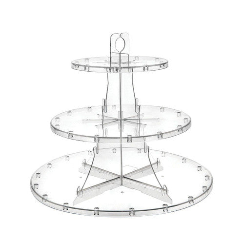 Deflecto 3 Tier Craft Dessert Stand