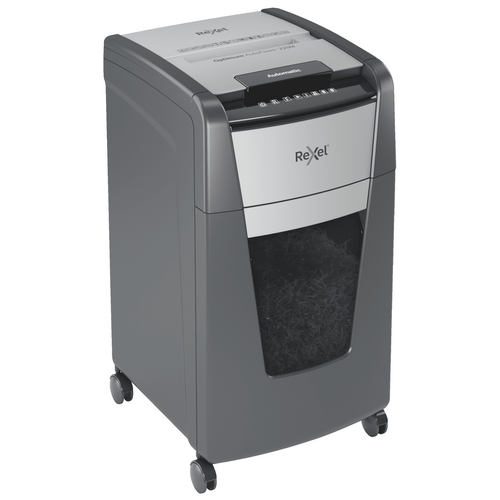 Rexel Optimum AutoFeed+ 225M Micro Cut Paper Shredder Black