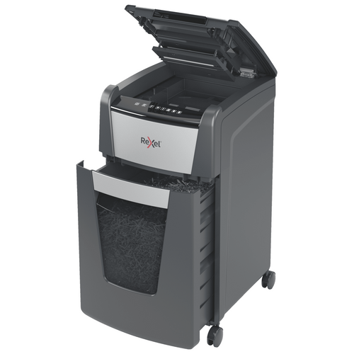 Rexel Optimum AutoFeed+ 225M Micro Cut Paper Shredder Black