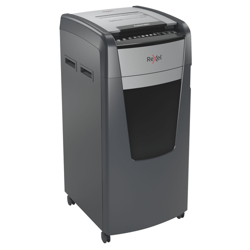 Rexel Optimum AutoFeed+ 600M Micro Cut Paper Shredder Black