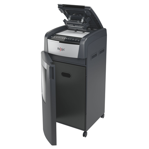 Rexel Optimum AutoFeed+ 600M Micro Cut Paper Shredder Black