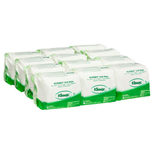 Kleenex Large Soft Wipe White 60 Sheets Pack of 12