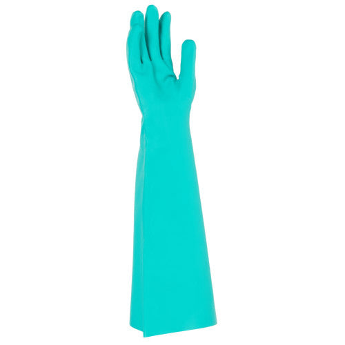 Kimberly Clark KleenGuard G80 Nitrile Chemical Resistant Gauntlets Size 8 Medium Green Box of 12