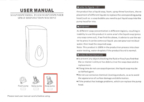 Regal Liquid Soap Dispenser White