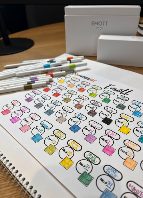 Uni Emott Everfine Fineliners 0.4mm Assorted Pack of 40