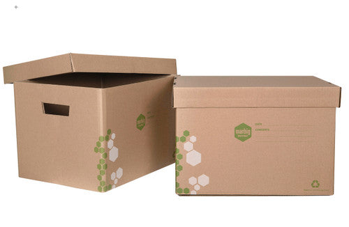 Marbig Sto-Aways Archive Box Kraft Pack of 2