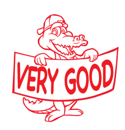 Staedtler Shiny Merit Stamp Very Good Crocodile Red 9SHS021-2
