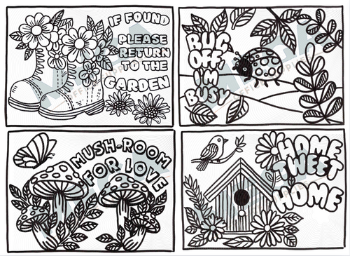 Sharpie Creative Markers and Adult Blooming Garden Colouring Book Bundle