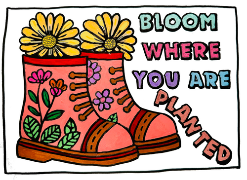 Sharpie Color Burst Markers and Adult Blooming Garden Colouring Book Bundle
