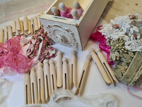 Creative School Supply Dolly Pegs Natural 11cm Pack of 60