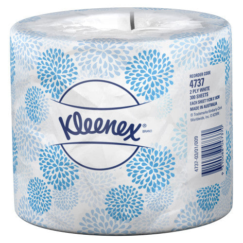 Kleenex Executive Toilet Tissue White 2 Ply 300 Sheets Case of 48