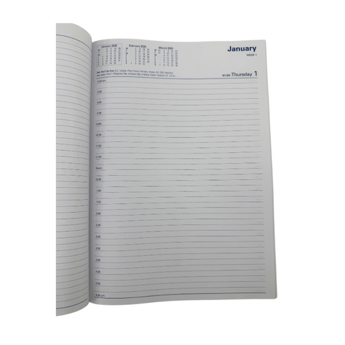 Collins Kingsgrove Diary 2026 141.P59 A4 1 Day to a Page Blue