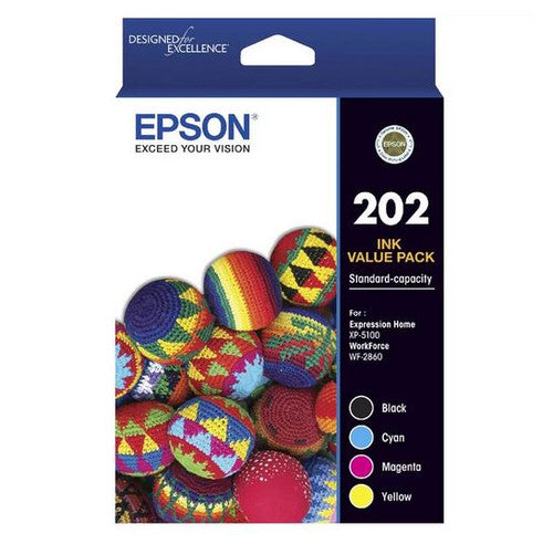 Epson C13T02N692 202 Standard Capacity Ink Value Pack 4 Colour
