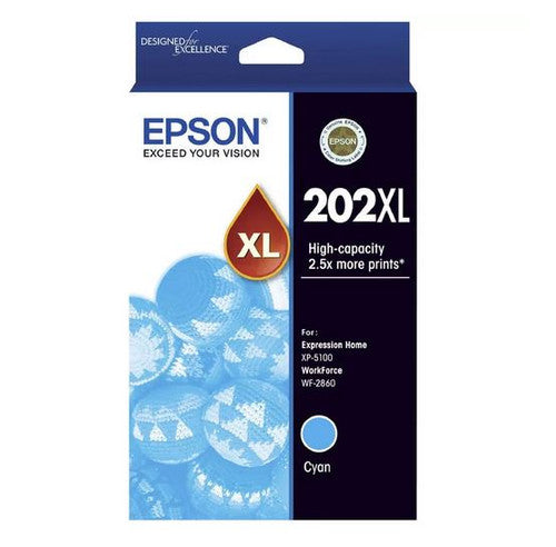 Epson C13T02P292 202XL High Yield Ink Cyan