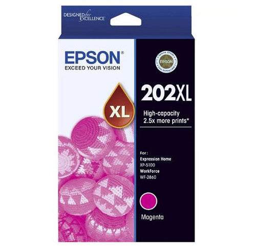 Epson C13T02P392 202XL High Yield Ink Magenta