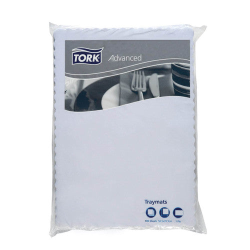 Tork Large White Traymat Carton of 2