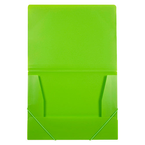 Marbig Document File A4 Lime Box of 12