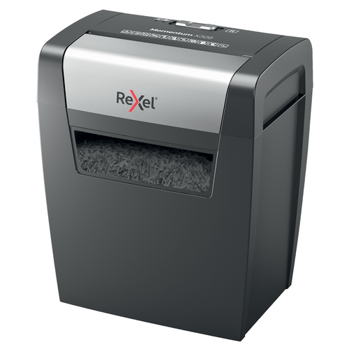 Rexel Momentum X308 Cross Cut Paper Shredder Black
