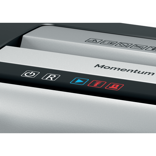 Rexel Momentum X312 Cross Cut Paper Shredder Black