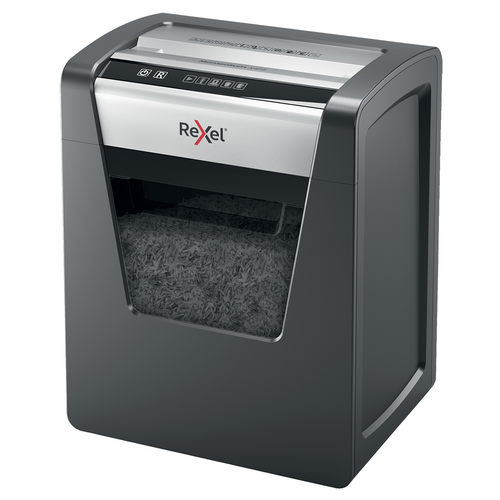 Rexel Momentum X415 Cross Cut Paper Shredder Black