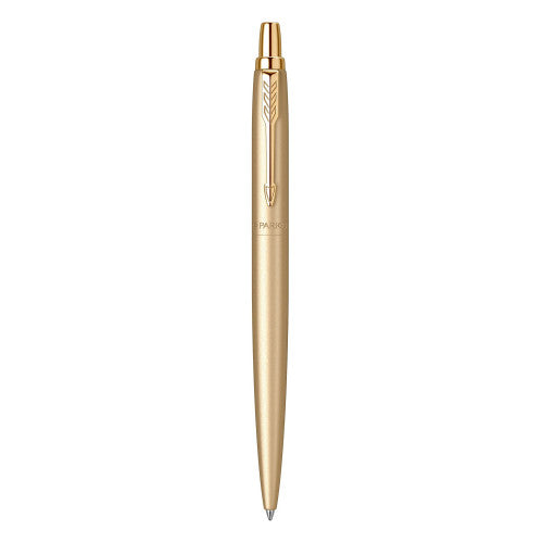 Parker Jotter XL Monochrome Ballpoint Pen Gold Gold Trim Medium Tip