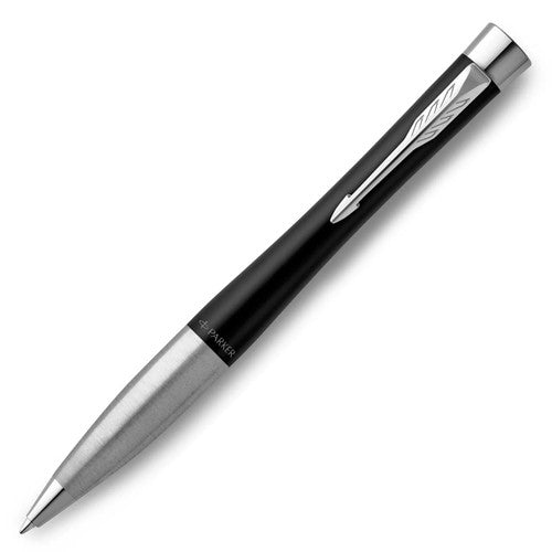 Parker Urban Twist Ballpoint Pen Muted Black Lacquer and Chrome Trim Medium Tip