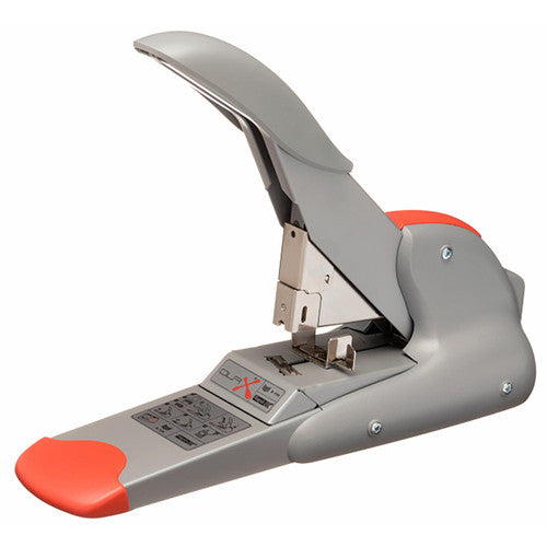 Rapid Duax Heavy Duty Stapler Silver Orange