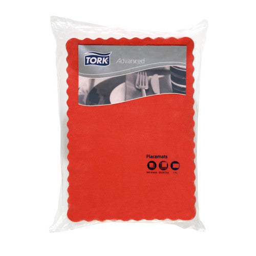 Tork Red Placemat Carton of 2