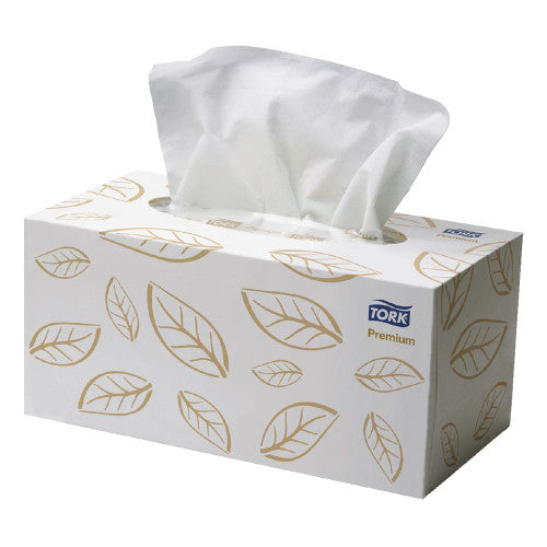 Tork Extra Soft Facial Tissue 2 Ply White Carton of 24