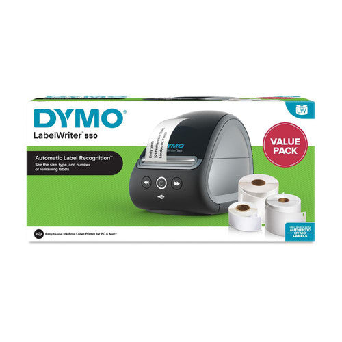 Dymo LabelWriter 550 Label Printer Value Pack
