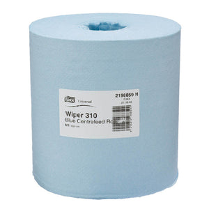 Tork Basic Paper Centrefeed Roll 1 Ply Perforated M2 Blue Carton of 6 Rolls