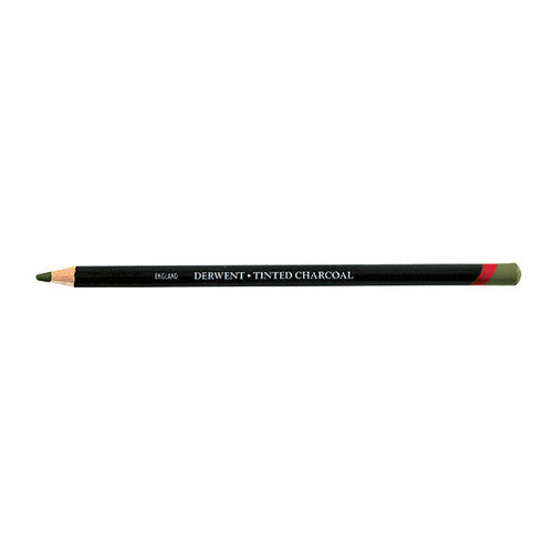 Derwent Tinted Charcoal Pencil Green Moss Box of 6