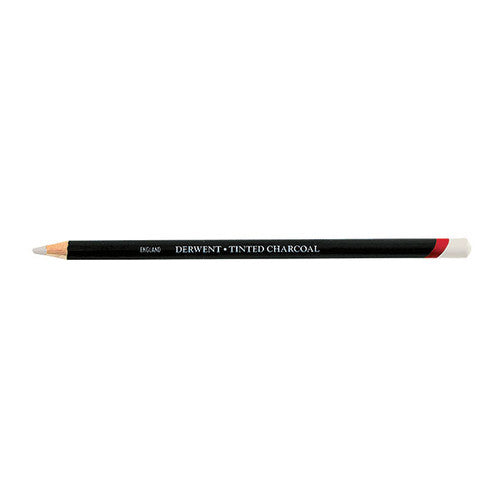 Derwent Tinted Charcoal Pencil White Box of 6