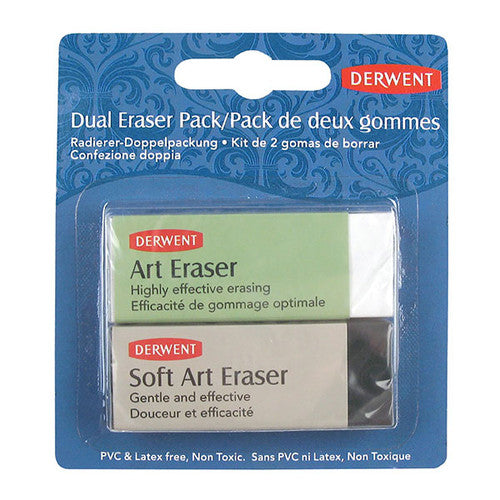 Derwent Dual Erasers Pack of 2 Box of 12