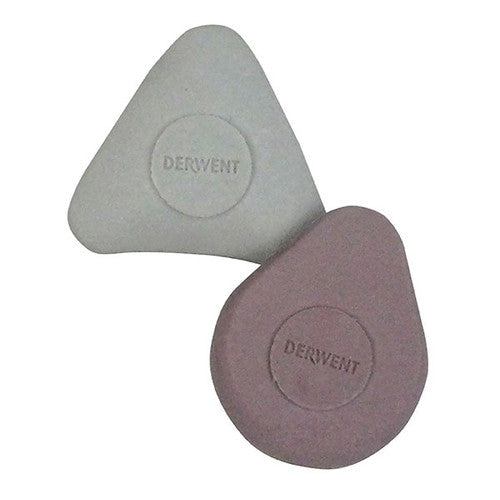 Derwent Shaped Erasers Pack of 2 Box of 12