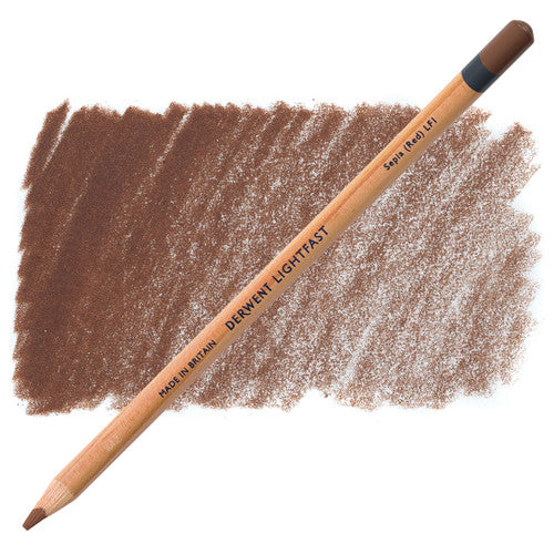 Derwent Lightfast Pencil Sepia Red Pack of 6