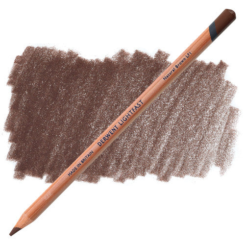 Derwent Lightfast Pencil Natural Brown Pack of 6