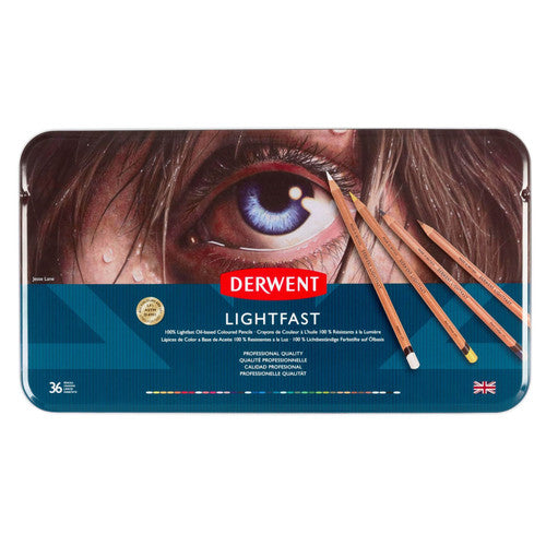 Derwent Lightfast Pencils Tin of 36