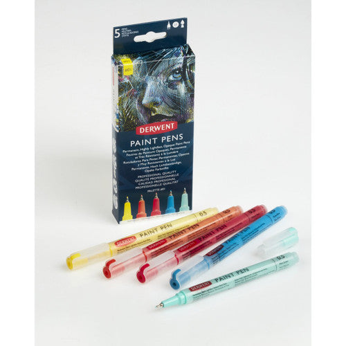 Derwent Paint Pens Palette #1 Pack of 5