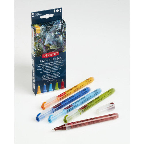 Derwent Paint Pens Palette #2 Pack of 5