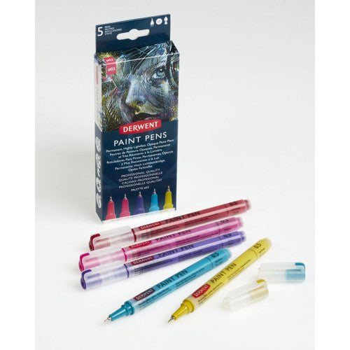 Derwent Paint Pens Palette #3 Pack of 5