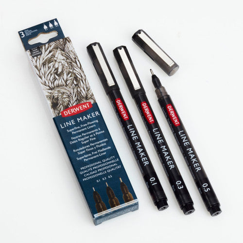 Derwent Line Maker Sepia Pack of 5