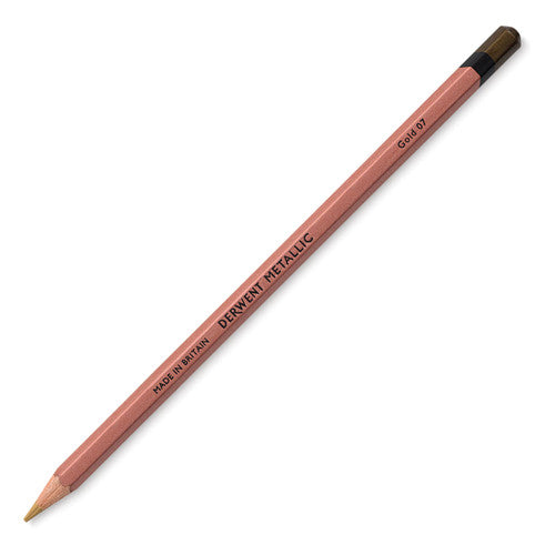 Derwent Metallic Coloured Pencil Gold Box of 6