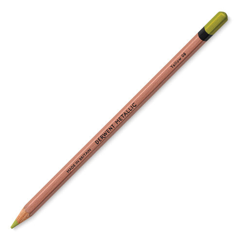 Derwent Metallic Coloured Pencil Yellow Box of 6